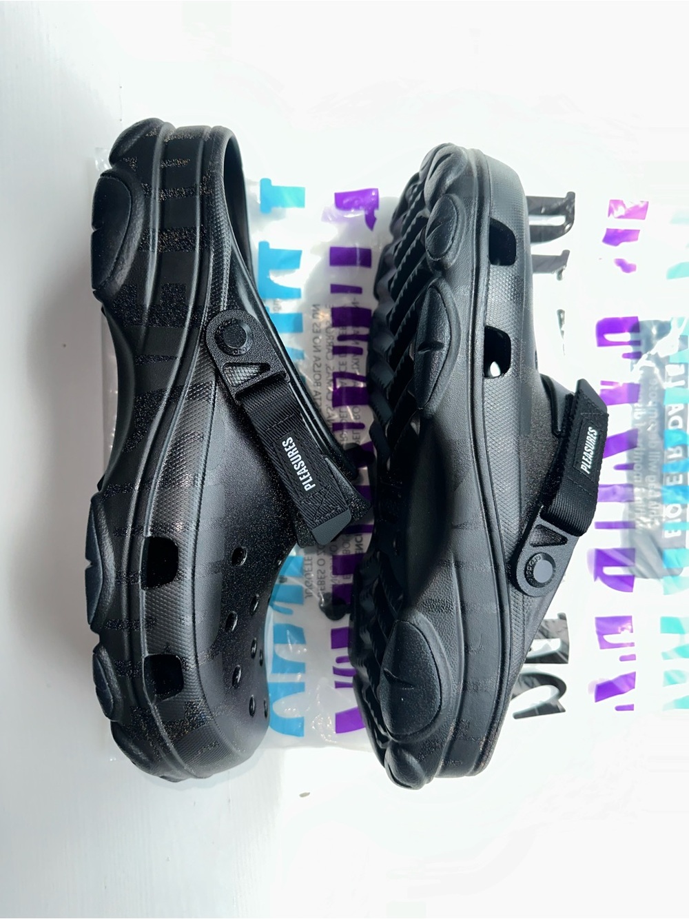 Pleasures x Crocs All-Terrain Clog Black 3m 2021 - Picture 7 of 9